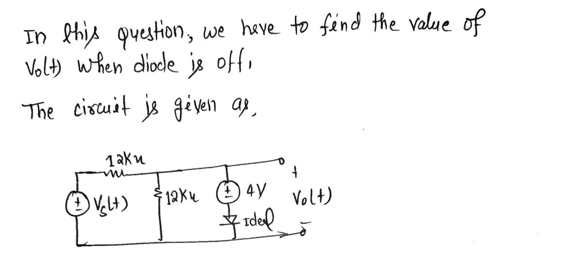 Electrical Engineering homework question answer, step 1, image 1